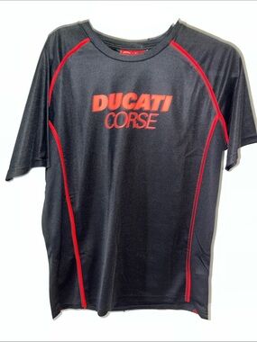 Ducati Corsa Performance Black Red t shirt M Men’s Motorcycle Cycle